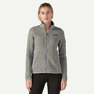 Patagonia 25542 Women XXS Better Sweater Birch White Gray Full-Zip Fleece Jacket